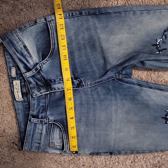 Esparanto Sequined Skinny Jeans - Picture 9 of 10